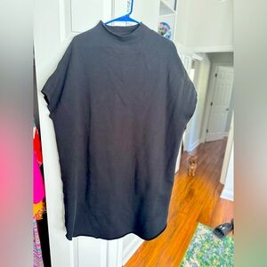 Frank & Eileen short sleeve sweatshirt dress size xl black